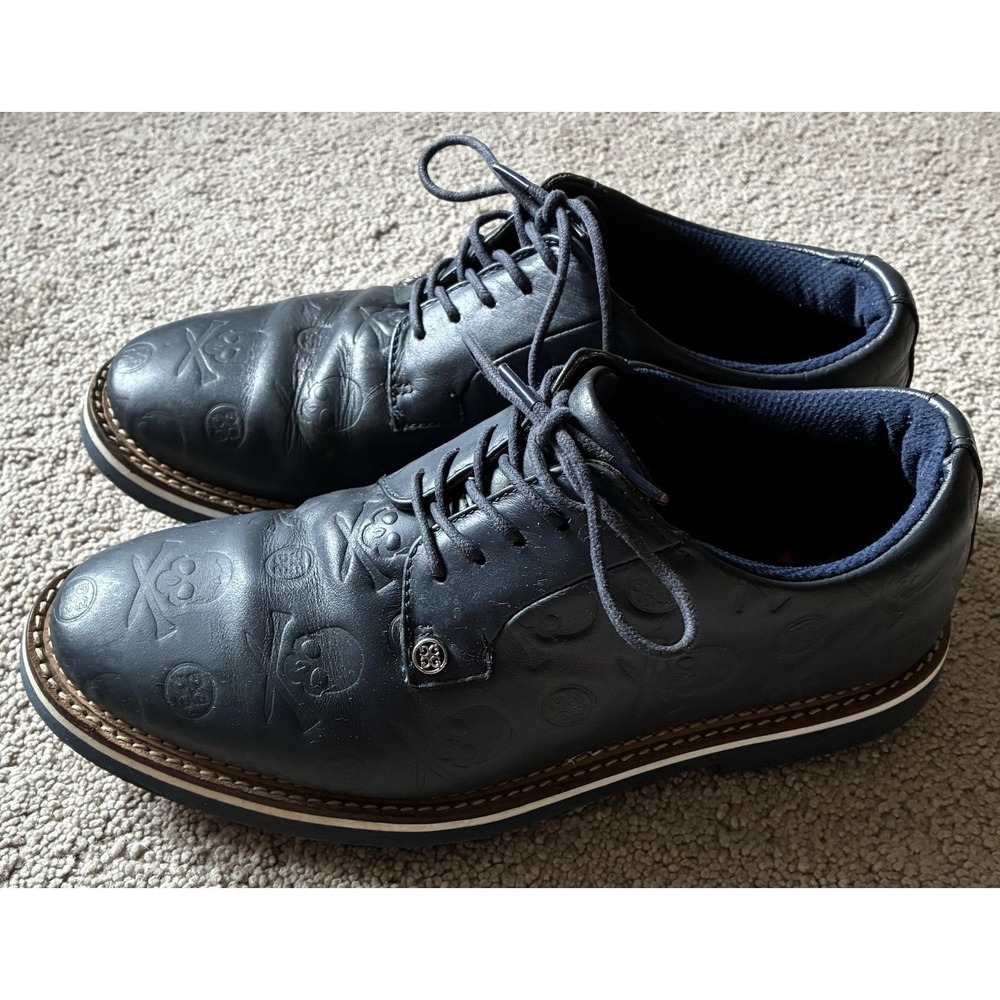 G/Fore Debossed Gallivanter Golf Shoes Blue Twilight G4MS22EF22 Men Size 8.5
